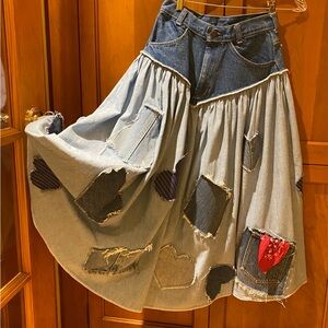 Women’s Vintage Candie’s Jean Skirt